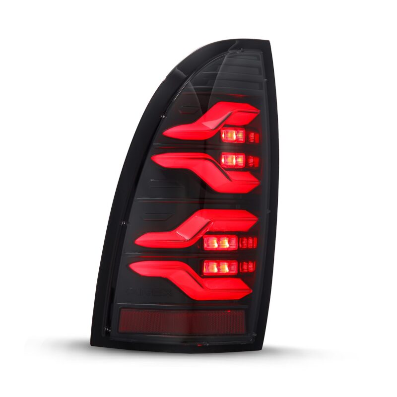 AlphaRex 680050 05-15 Toyota Tacoma LUXX LED Taillights Alpha Blk w/Activ Light/Seq Signal