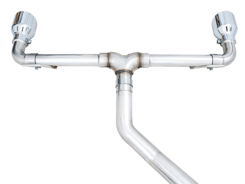 AWE Tuning 3020-32658 AWE 2022 VW GTI MK8 Track Edition Exhaust - Chrome Silver Tips
