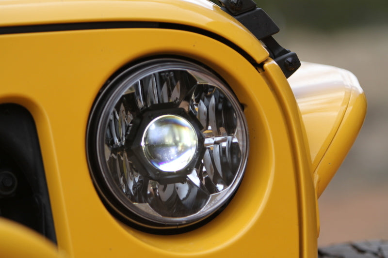 KC HiLiTES 42341 07-18 Jeep JK (Not for Rubicon/Sahara) 7in. Gravity LED Pro DOT Headlight (Pair Pack Sys)