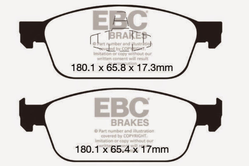 EBC DP42145R 12+ Ford Focus 2.0 Turbo ST Yellowstuff Front Brake Pads