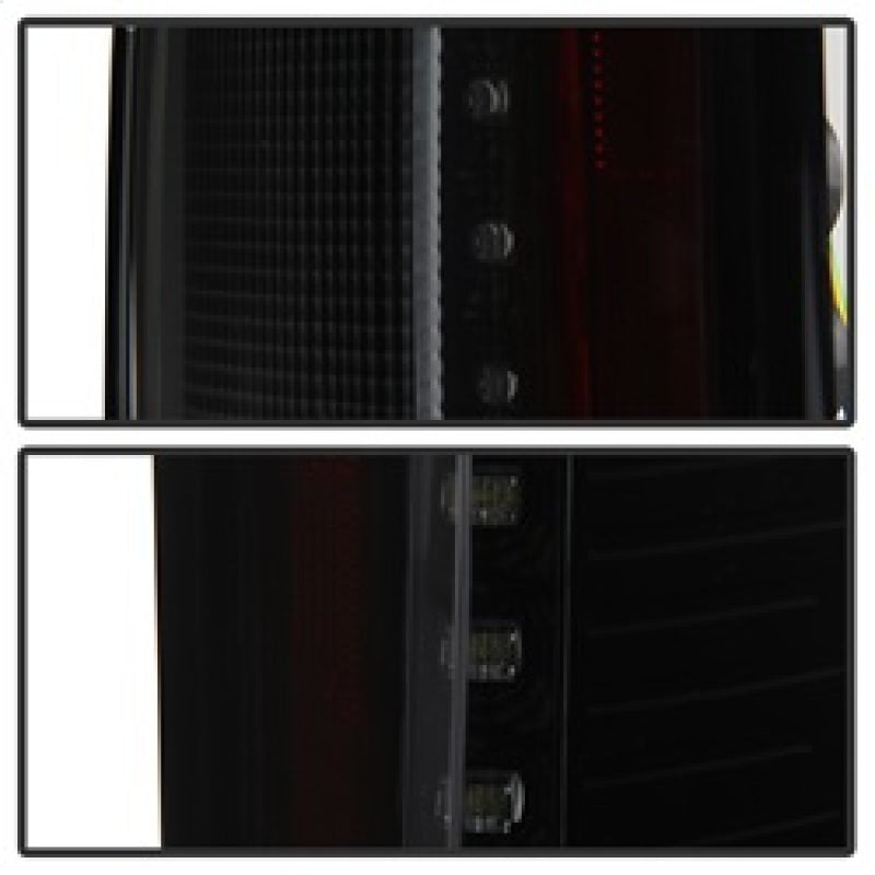 SPYDER 5085337 Spyder 15-17 Ford F-150 LED Tail Lights (w/Blind Spot) - Black Smoke (ALT-YD-FF15015BS-LBLED-BSM)