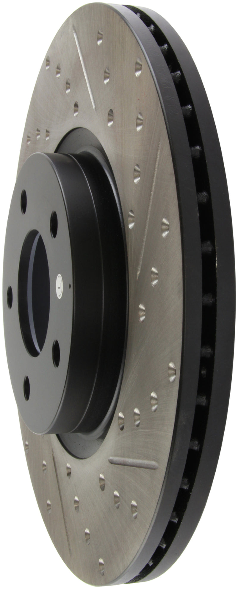 Stoptech 127.45078L StopTech 07-09 Mazda 3 Left Front Slotted & Drilled Rotors