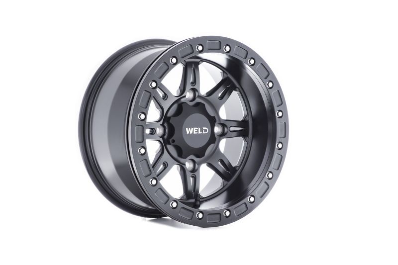 Weld U511B8042400 UTV RF Series Cheyenne U511 15x8 Cheyenne Beadlock 4x136 4BS Satin BLK MIL