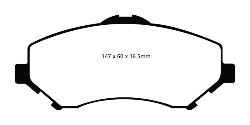 EBC DP61798 08-11 Chrysler Town & Country 3.3 Greenstuff Front Brake Pads