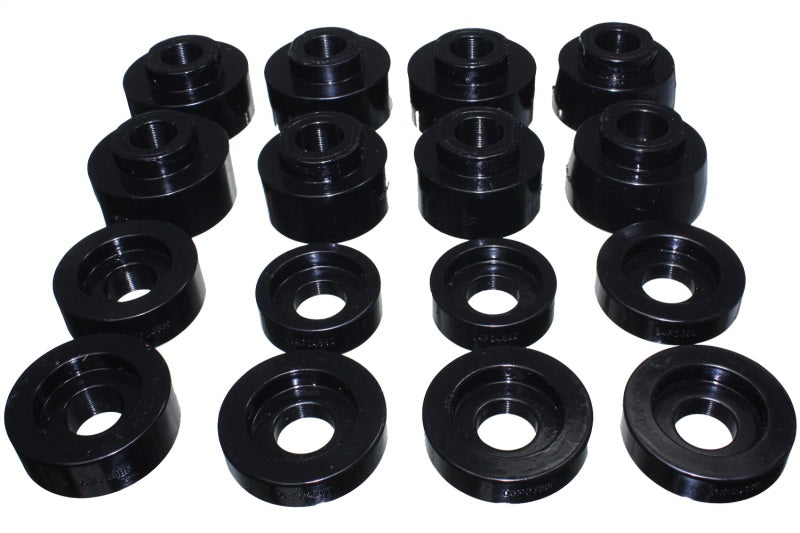Energy Suspension 4.4124G 08-16 Ford F-250/F-350/F-450/F-550 Super Duty Crew Cab Black Body Mount Set