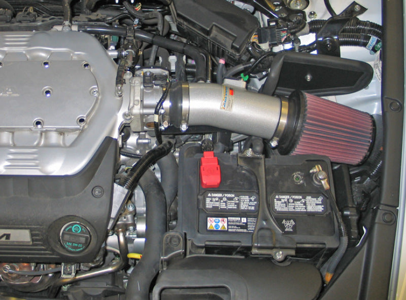 K&N Engineering 69-1210TS K&N 08 Honda Accord 3.5L-V6 Silver Typhoon Short RAM Intake