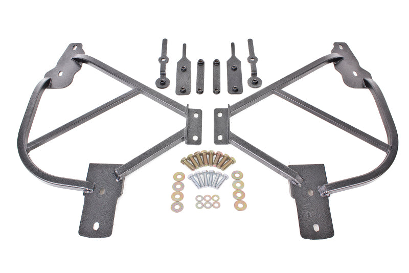BMR Suspension SFC015H BMR 10-15 5th Gen Camaro Bolt-On Subframe Connectors - Black Hammertone