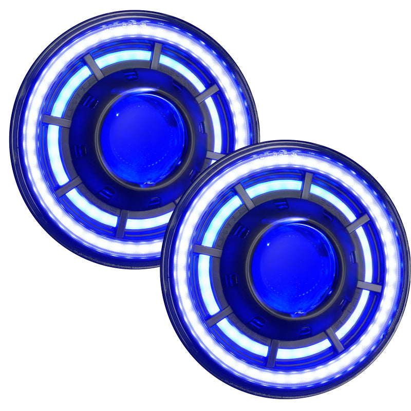 ORACLE Lighting 5876-334 0718 Jeep Wrangler JK Oculus 7in ColorSHIFT BiLED Projector Headlights SEE WARRANTY