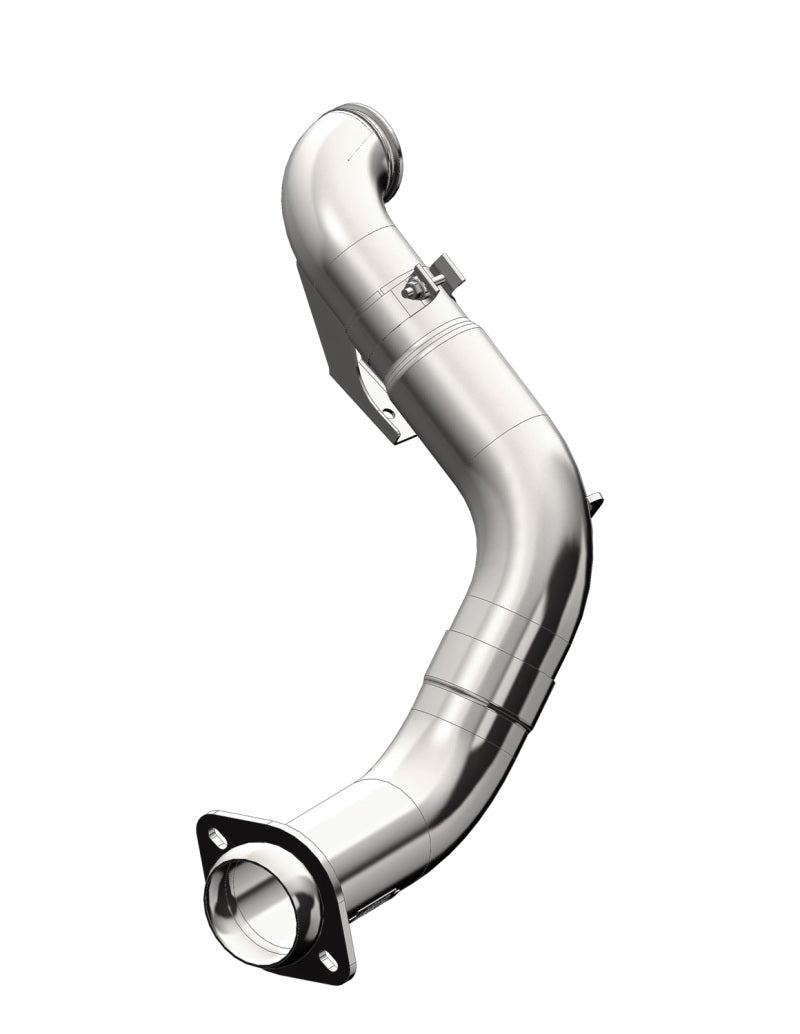 MBRP FS9CA460 2015 Ford 6.7L Powerstroke (Non Cab & Chassis Only) 4in Turbo Down-Pipe T409 Aluminized