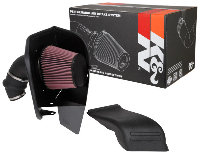 K&N Engineering 63-1583 K&N 19-20 RAM 2500/3500 L6-6.7L Diesel AirCharger Performance Intake