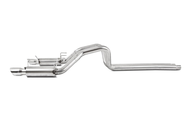MBRP S7264409 11-14 Ford Mustang GT 5.0L Dual Split Rear Race Version T409 3in Cat Back Exhaust System