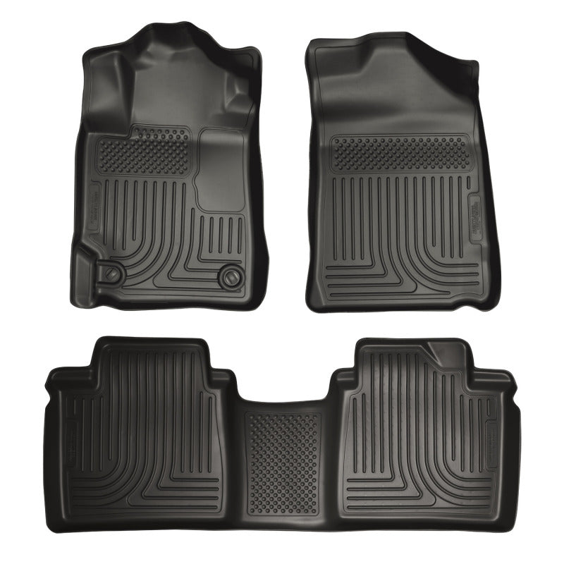 Husky Liners 98511 07-11 Toyota Camry (All) WeatherBeater Combo Black Floor Liners (One Piece for 2nd Row)