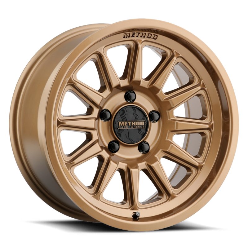 Method Wheels MR323290881512 Method MR323 20x9 / 8x180 BP / 12ET / 5.44in BS / 130.81mm CB - Gloss Bronze Wheel