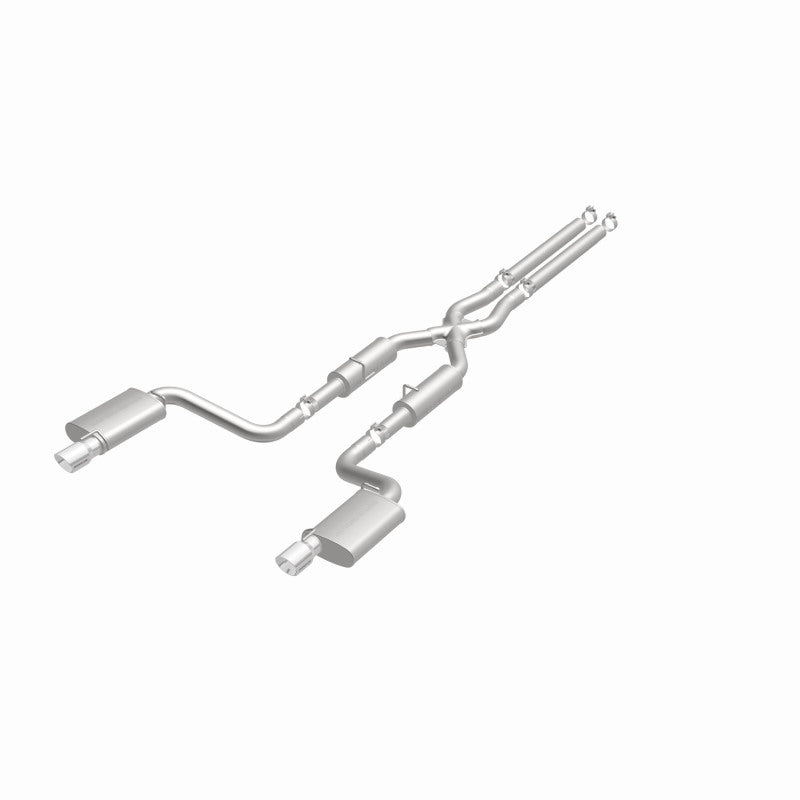 Magnaflow 15494 MagnaFlow 11-12 Dodge Charger SRT-8 Hemi Dual Split Rear Exit Stainless Cat-Back Performance Exhaust