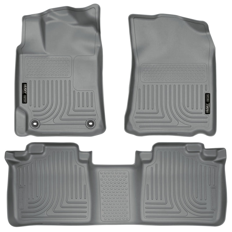 Husky Liners 98902 2012 Toyota Camry WeatherBeater Combo Gray Floor Liners