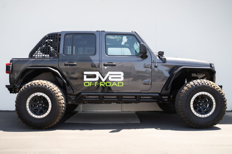 DV8 Offroad SRJL-07 18-23 Jeep Wrangler JL 4 Door FS-15 Series Rock Sliders