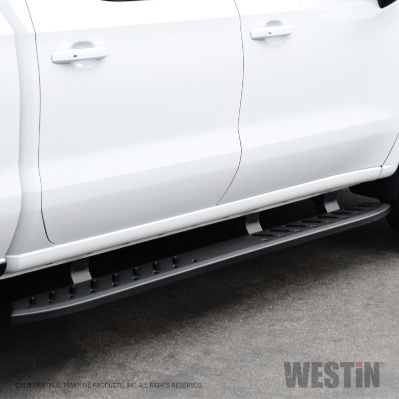 Westin 28-81275 2019 Chevrolet Silverado/Sierra 1500 Crew Cab Thrasher Running Boards - Textured Black