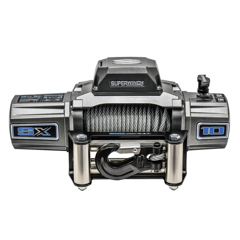 Superwinch 1710200 10000 LBS 12V DC 3/8in x 85ft Wire Rope SX 10000 Winch