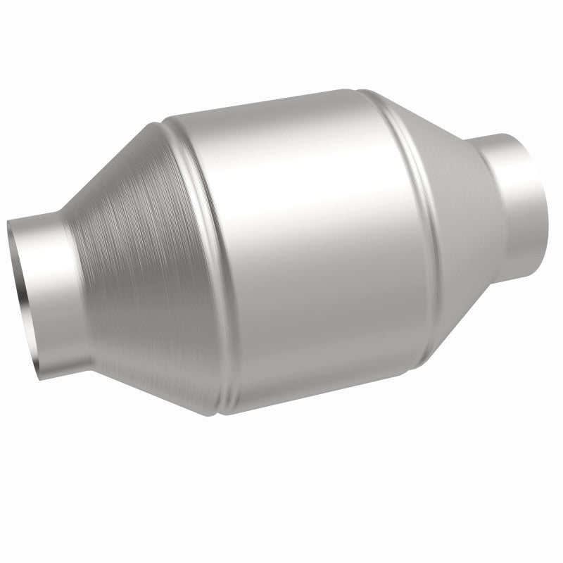 Magnaflow 51656 MagnaFlow Conv Univ 2.5in Inlet/Outlet Center/Center Round 3in Body L x 5in W x 8.75in Overall L