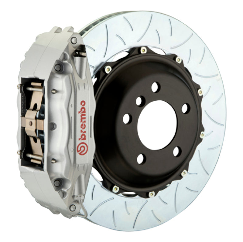 Brembo 1B3.8015A3 01-06 M3 (E46) Front GT BBK 4 Piston Cast 2pc 355x32 2pc Rotor Slotted Type3-Silver