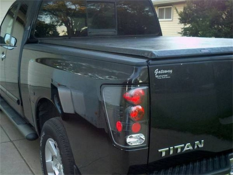SPYDER 5007025 Spyder Nissan Titan 04-14 Euro Style Tail Lights Black ALT-YD-NTI04-BK