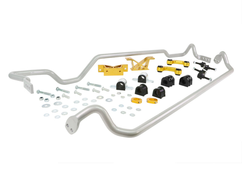 Whiteline BSK007M 02-07 Subaru Impreza WRX Front & Rear Sway Bar Kit 24mm w/Mounts