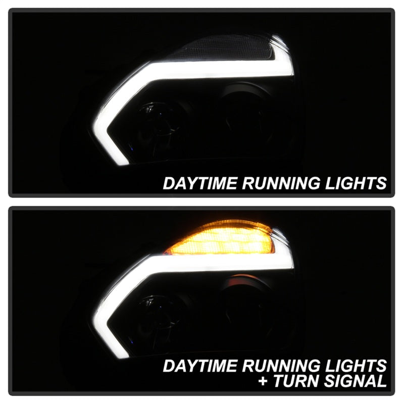 SPYDER 5085696 Spyder Nissan GTR R35 09-14 - Projector Headlights - DRL LED - Black