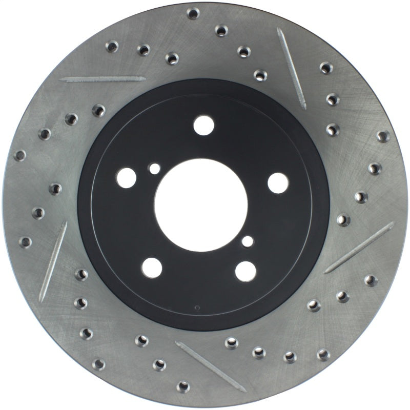 Stoptech 127.47012L StopTech Slotted & Drilled Sport Brake Rotor