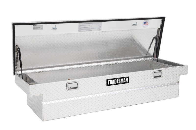 Tradesman 9100T Aluminum Single Lid Cross Bed Truck Tool Box (70in.) - Brite