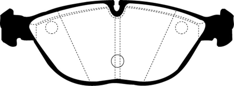 EBC DP31035C 04-06 Audi TT Quattro 3.2 Redstuff Front Brake Pads