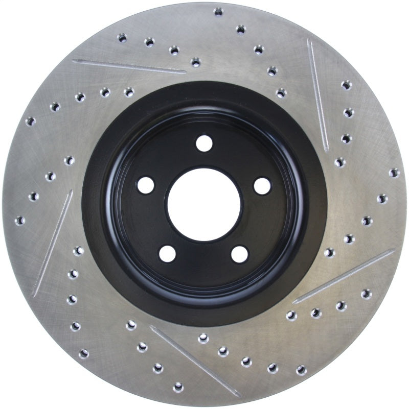 Stoptech 127.65146R StopTech 14+ Ford Focus ST w/ 335mm Brakes Front Right Slotted & Drilled Rotor