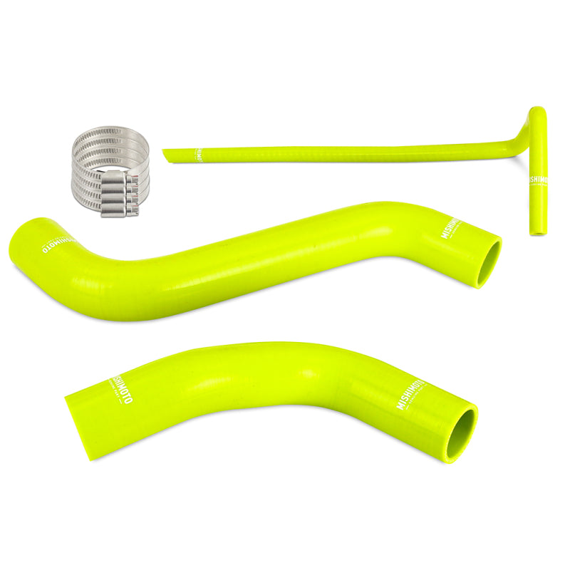 Mishimoto MMHOSE-WRX-22NY 2022+ Subaru WRX Silicone Radiator Coolant Hose Kit - Neon Yellow
