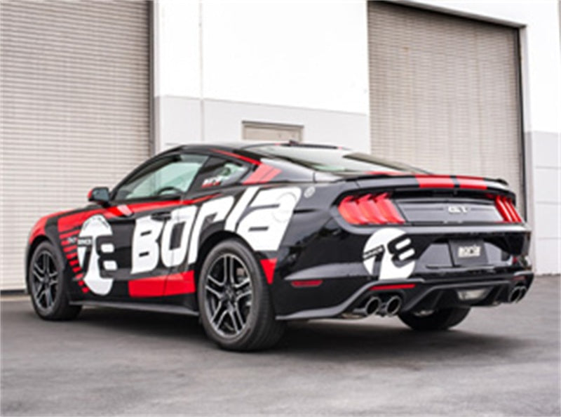 Borla 11951 2018 Ford Mustang GT 5.0L AT/MT 2.5in S-Type Exhaust w/ Valves (Rear Section Only)