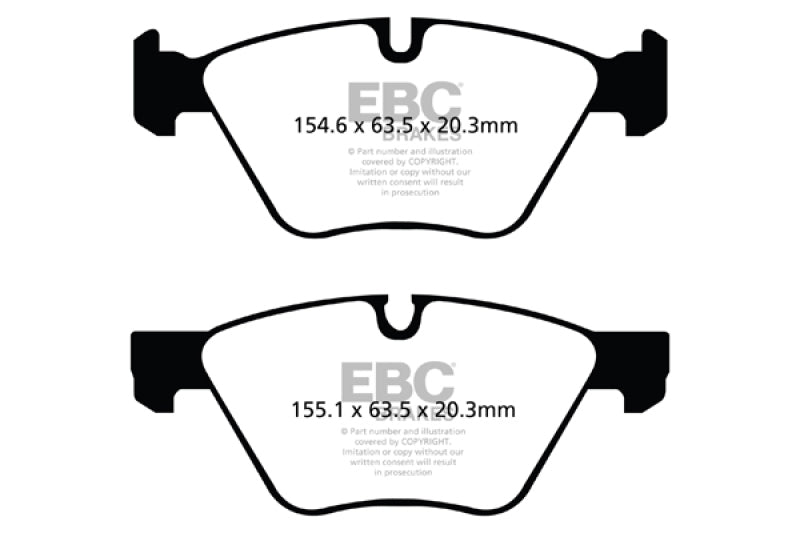 EBC DP41493R 09+ BMW Z4 3.0 (E89) Yellowstuff Front Brake Pads