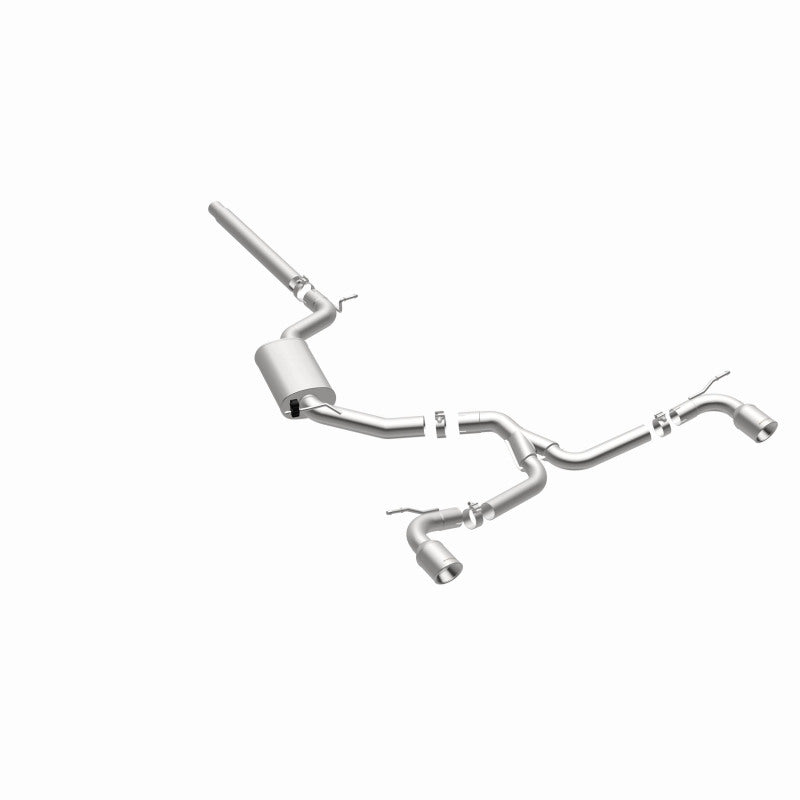 Magnaflow 15357 MagnaFlow SYS C/B Dual Split Rear Exit 4in Polished Tips 2015 VW GTI 2.0L Turbo