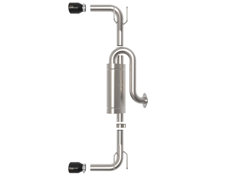 aFe 49-37023-B 19-22 Mazda 3 L4 2.5L Takeda 3in to 2-1/2in 304 Stainless Steel Axle-Back Exhaust w/ Black Tip