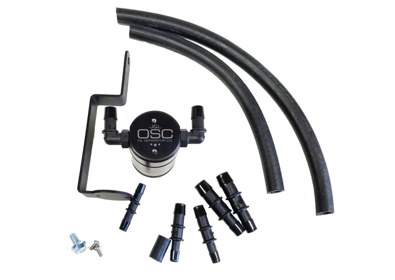 J&L 3019P-B 99-04 Ford Mustang GT Passenger Side Oil Separator 3.0 - Black Anodized