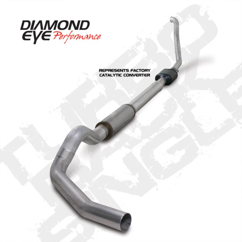 Diamond Eye Performance K5314A Diamond Eye KIT 5in TB SGL AL: 94-97 FORD 7.3L F250/F350 PWRSTROKE NFS W/ CARB EQUIV STDS
