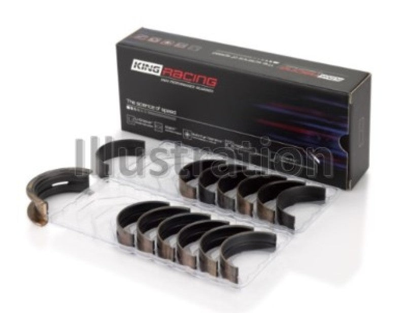 King Engine Bearings MB7092XP0.25 King Nissan RB26DETT Performance Main Bearing Set - Size +0.25mm