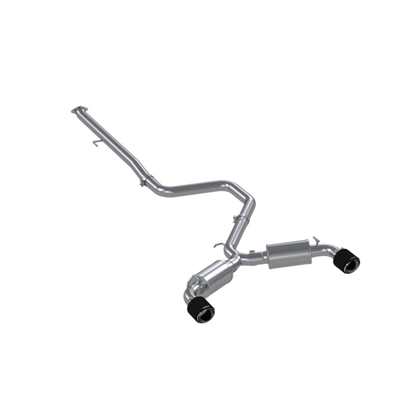 MBRP S47063CF 2019+ Hyundai Veloster N 2.0L Turbo 3in Cat Back - T304 Stainless - Carbon Fiber Tip