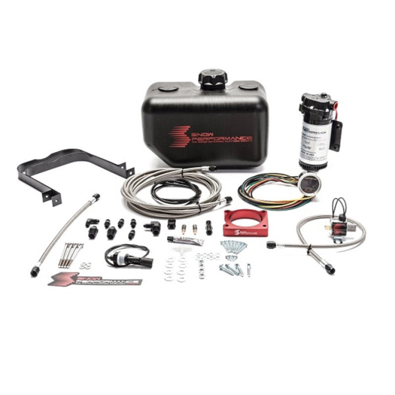 Snow Performance SNO-2133-BRD 11-17 F-150 Stg 2 Boost Cooler Water Injection Kit w/SS Brd Line & 4AN Fittings