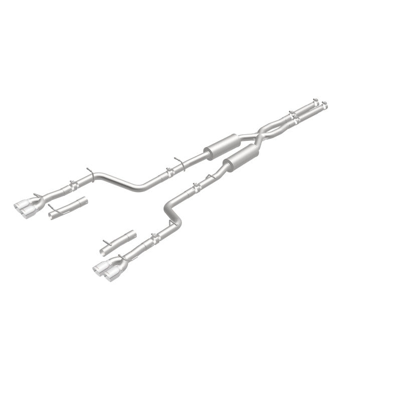 Magnaflow 19217 MagnaFlow Cat-Back, SS, 2.5in, Quad Split Rear 3.5in Tip 2015 Dodge Challenger 3.6L V6