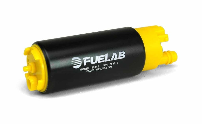 Fuelab 49442 494 High Output In-Tank Electric Fuel Pump - 340 LPH In In-Line From Out