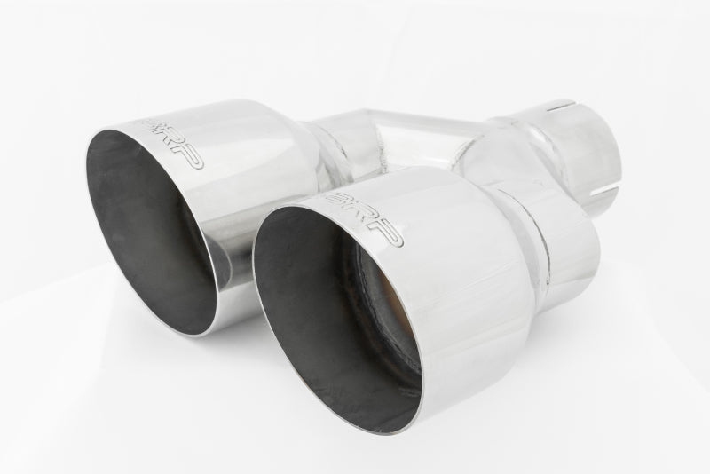 MBRP T5177 Universal T304 SS Dual Tip 4in OD/2.5in Inlet