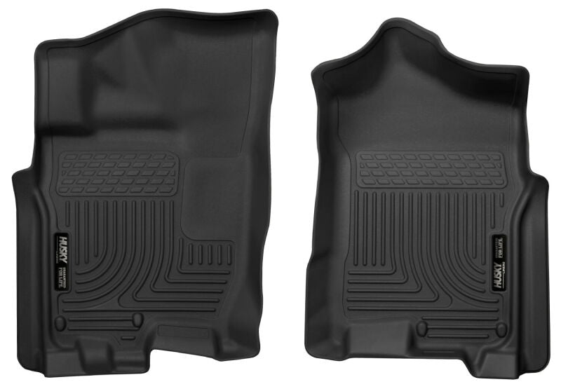 Husky Liners 55451 17-24 Nissan Titan Crew Cab/16-24 Titan XD Crew Cab X-Act Front Floor Liner Set Black