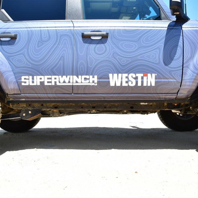 Westin 42-141955 21-23 Ford Bronco 4dr (Excl. Sport) XTS Pinch Weld Covers - Tex. Blk