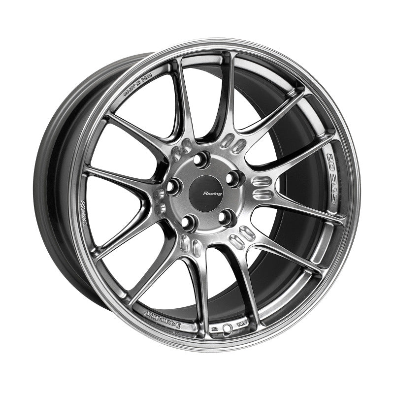 Enkei 534-810-4432HS GTC02 18x10 5x112 32mm Offset 66.5mm Bore Hyper Silver Wheel