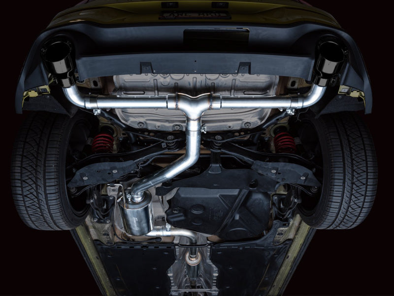 AWE Tuning 3015-33658 AWE 2022 VW GTI MK8 Touring Edition Exhaust - Diamond Black Tips
