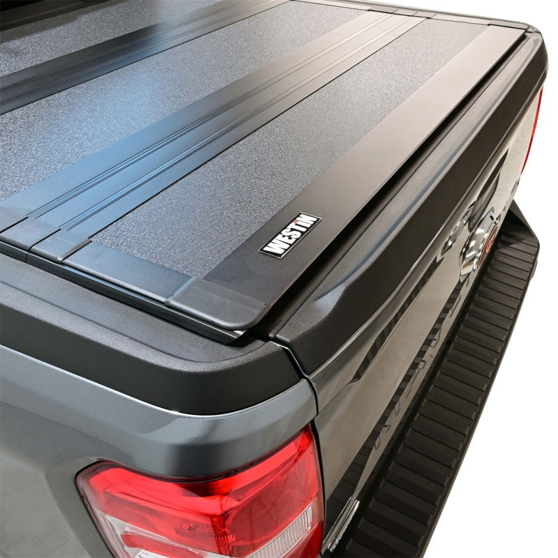 Westin 19-44795 22-23 Ford Maverick 4WD 4ft. 6in. Bed Hard Tri-Fold Tonneau Cover - Black