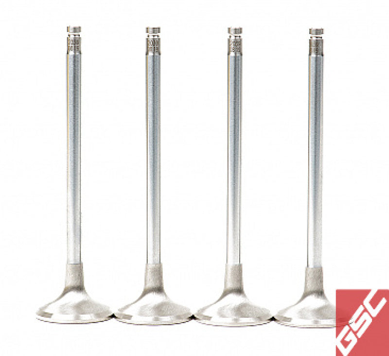 GSC Power Division 2039-8 GSC P-D Honda B-Series B16A/B17A/B18C Chrome Alloy Exhaust Valve 28mm Head - 6mm Stem - Set of 8